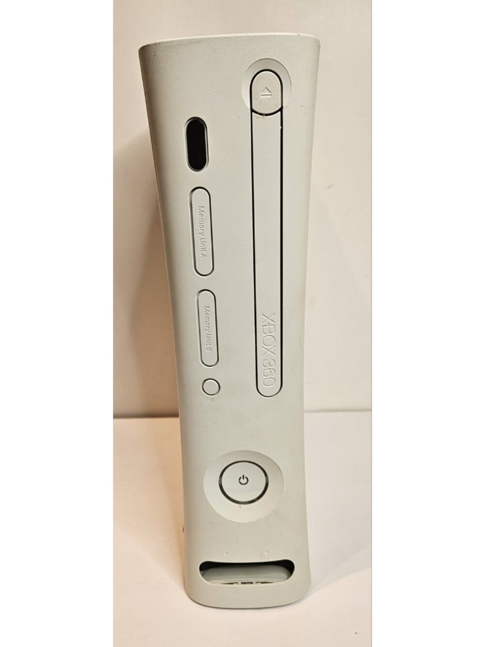 Microsoft Xbox 360 White Console -For Parts Or Repairs With 60GB HDD * Read